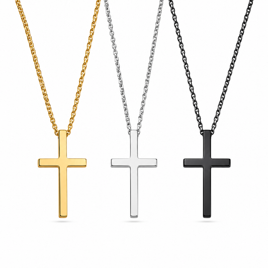 The Essential Cross Bundle — Gold, Silver & Black