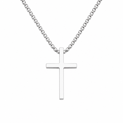 Stainless_Steel_Metal_Cross_Pendant_Necklace_Silver